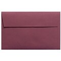 LUX® 80lb 5 3/4x8 3/4 A9 Invitation Envelopes W/Peel&Press, Vintage Plum Purple, 500/BX