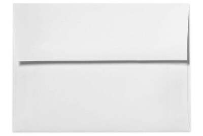 LUX® 80lb 5 3/4x8 3/4 Square Flap Envelopes W/Peel&Press; White, 500/BX