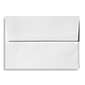 LUX® 70lb 5 3/4"x8 3/4" Square Flap Linen Envelopes W/Peel&Press; White, 500/BX