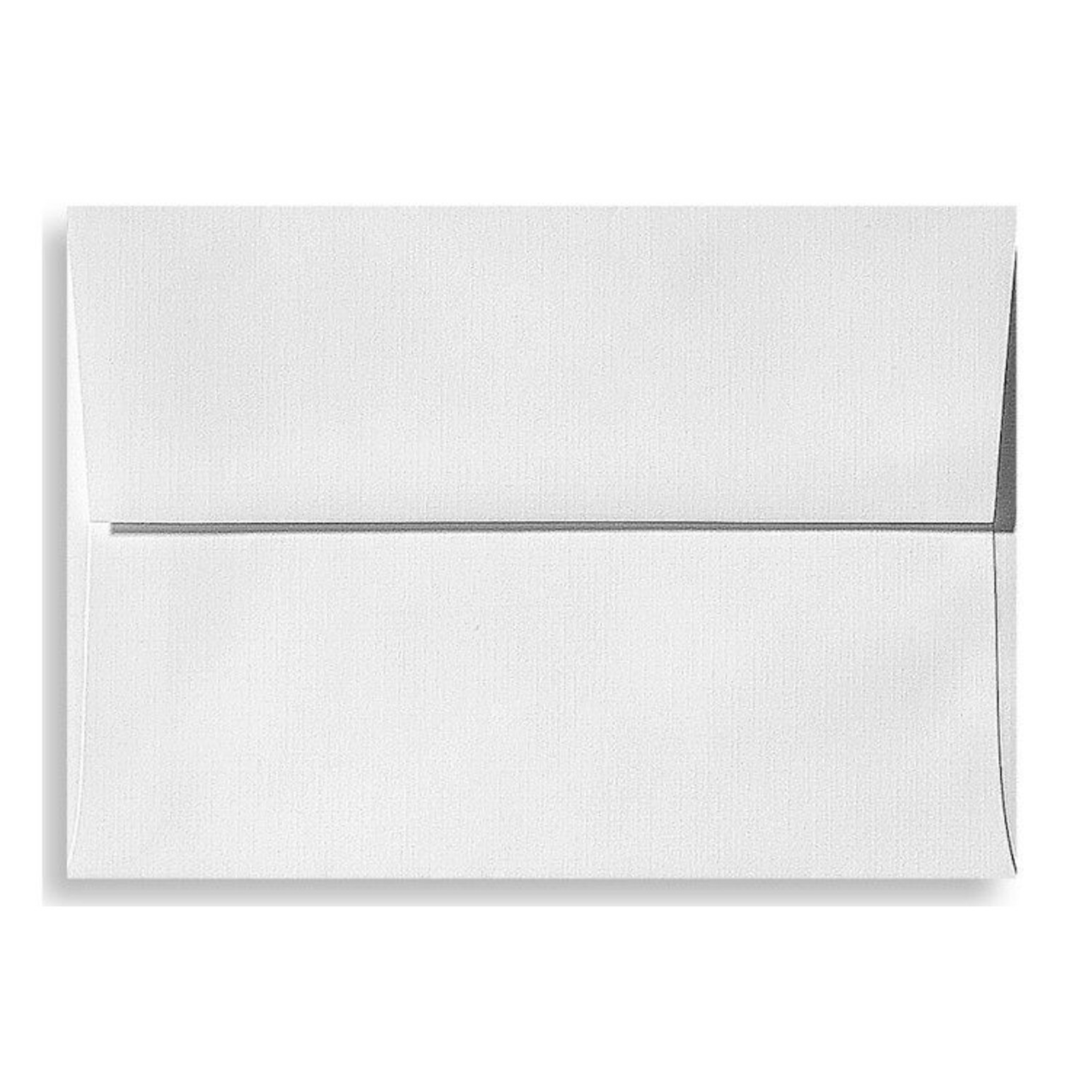 LUX® 70lb 5 3/4x8 3/4 Square Flap Linen Envelopes W/Peel&Press; White, 500/BX