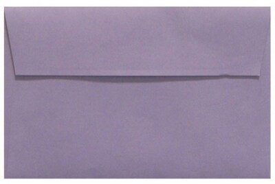 LUX® 80lb 5 3/4x8 3/4 A9 Invitation Envelopes W/Peel&Press, Wisteria Purple, 500/BX