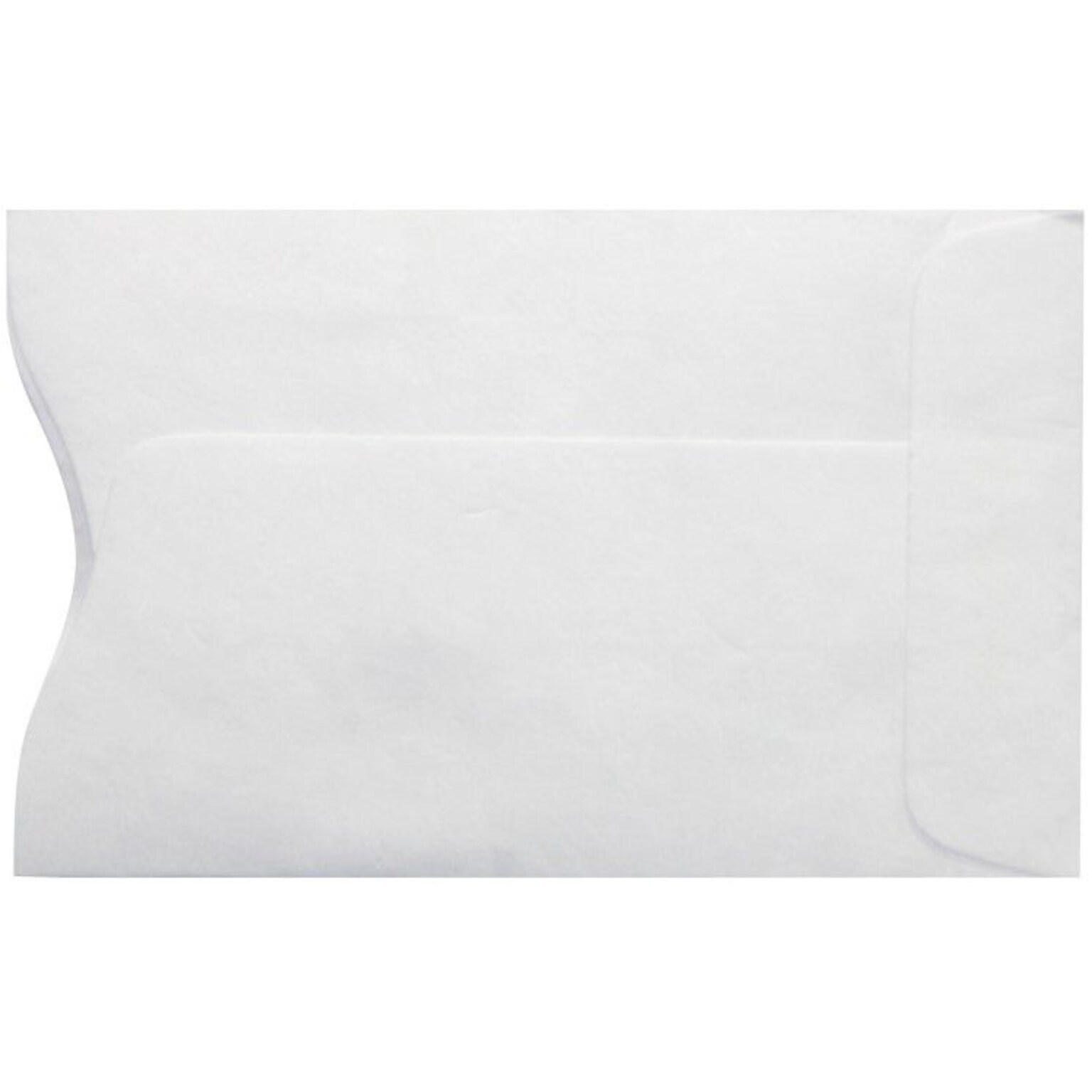 LUX Tyvek Open End #1 Coin Booklet Envelope, 2 1/4 x 3 1/2, 50/Pack (PC1801PL-50)