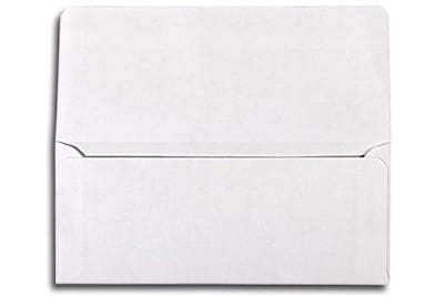 Lux® 2 7/8 x 6 1/2 Square Flap Currency Envelopes; White, 50/Pk