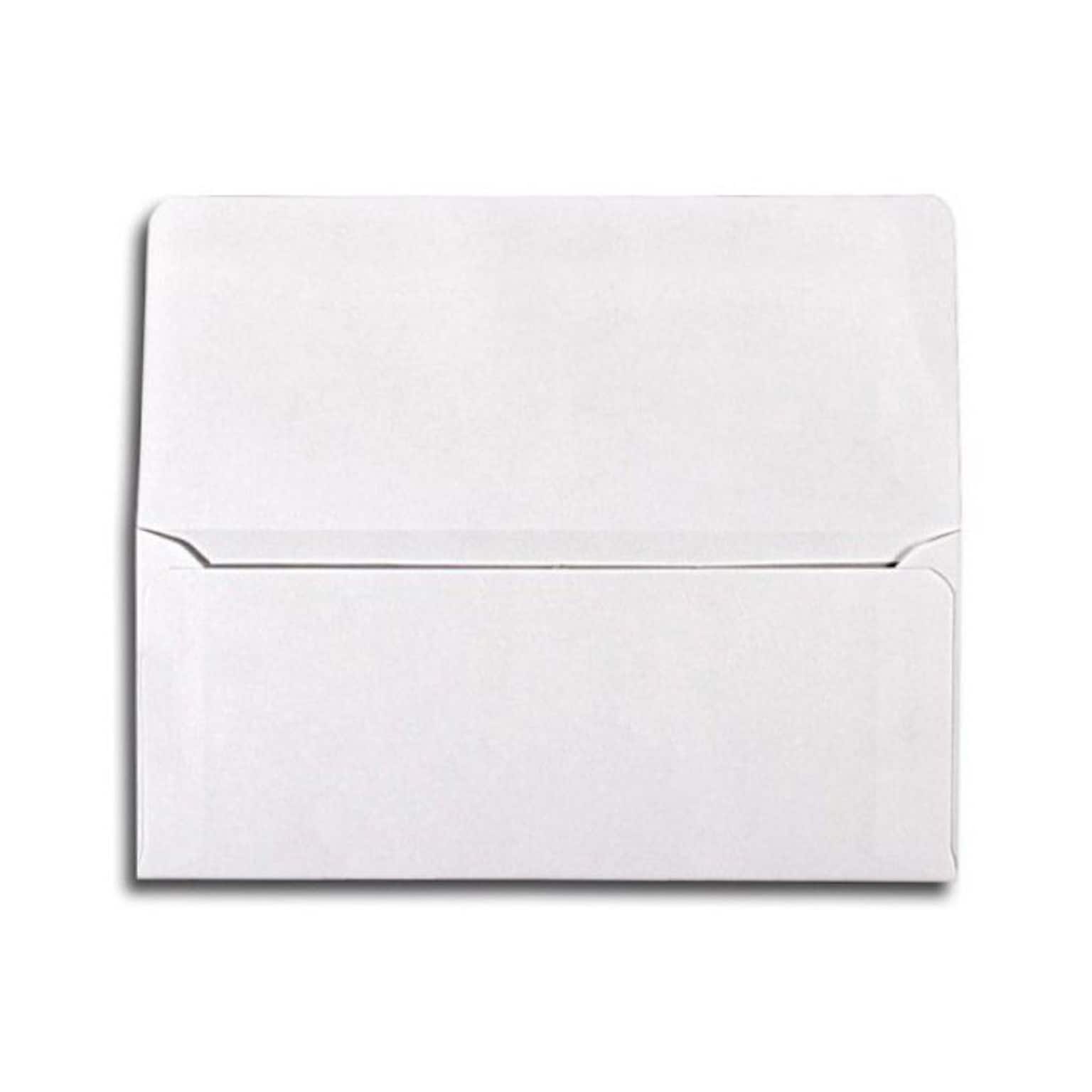 Lux® 2 7/8 x 6 1/2 Square Flap Currency Envelopes; White, 50/Pk