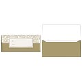 LUX® 70lbs. 2 7/8 x 6 1/2 Square Flap Currency Envelopes; Gold Damask, 250/BX