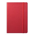 Eccolo™ Faux Leather Medium Cool Jazz Journal, Red