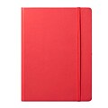 Eccolo™ Faux Leather Large Cool Jazz Journal, Red