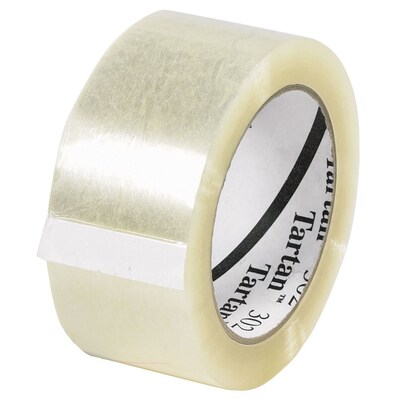 Scotch 302 Acrylic Packing Tape, 1.6 Mil,  2 x 110 yds., Clear 6/Carton (T9023026PK)