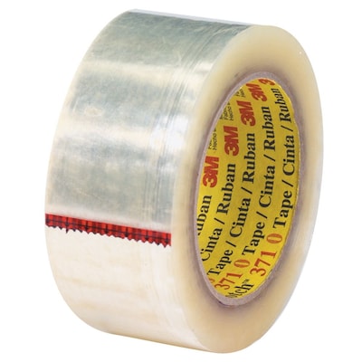 3M Sealing Packing Tape, 2 x 110 yds., Clear, 6/Carton (T9023716PK)