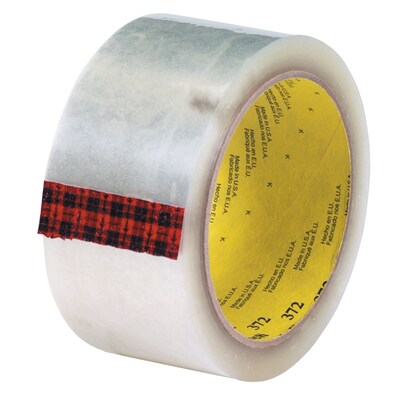 Tape Logic 372 Carton Sealing Packing Tape, 2 x 110 yds., Clear, 6/Carton (T9013726PK)