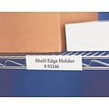 Wire-Rac Angled Snap-On Label Holders,  3 x 1 5/16, 25/Carton