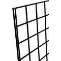 Gridwall Panel, Black, 2 X 4, 3/Pack