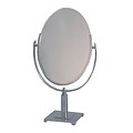 Counter Top Mirror, Double-Sided Oval Shape - 10X14 With Base