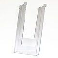 Slatwall Literature Holder, Clear, 4 X 9, 12/Pack