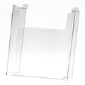 Slatwall Literature Holder, Clear, 8-1/2 X 11, 6/Pack