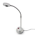 Simple Designs High Powered LED Desk Lamp With Flexible Gooseneck, Chrome Finish