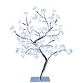 Simple Designs Large Morning Glory LED Decorative Tree, White