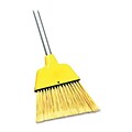 Genuine Joe® Angle Broom, 48(L) x 9(W), Yellow/Silver
