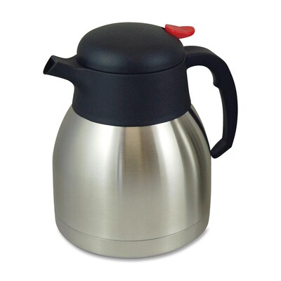 Genuine Joe® 1.06 qt. Everyday Double Wall Vacuum Carafe; Stainless Steel