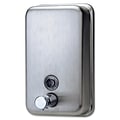 Genuine Joe® 31.5 oz. Manual Soap Dispenser; Stainless Steel