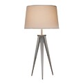 Adesso® Producer Table Lamp, Silver/Pewter Finish
