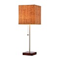 Adesso® Sedona Incandescant Table Lamp, Walnut/Natural Cork (4084-15)