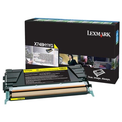 Lexmark C748H4YG Yellow High Yield Toner Cartridge