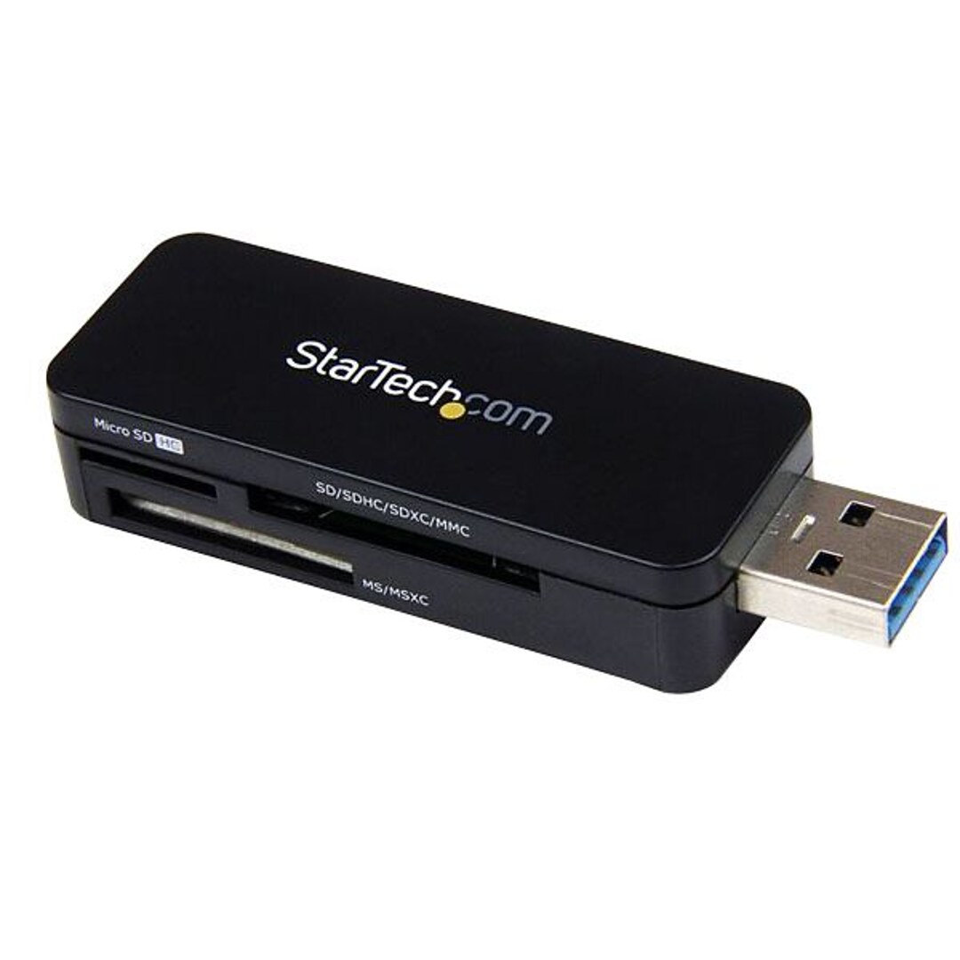 Startech FCREADMICRO3 USB 3.0 External Flash Multimedia Memory Card Reader  | Quill.com