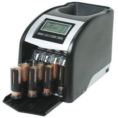 Royal Sovereign® FS-44P 4 Row Coin Sorter With Attachable Printer Option