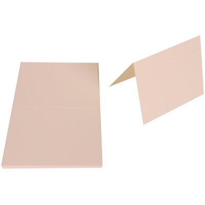 JAM Paper® Blank Foldover Cards, A2 size, 4 3/8 x 5 7/16, 80lb Strathmore Bright White Wove, 25/pack (3095705)