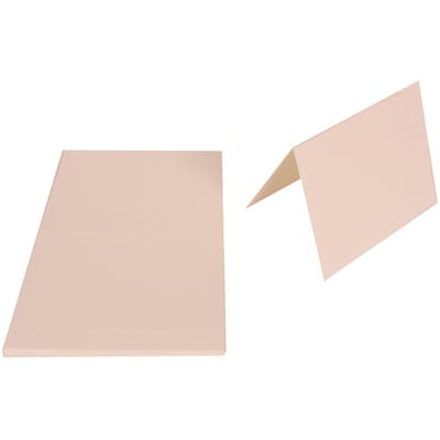 JAM Paper® Blank Foldover Cards, A6 Size, 4 5/8 x 6 1/4, Bright White Wove Panel, 25/Pack (1745716)