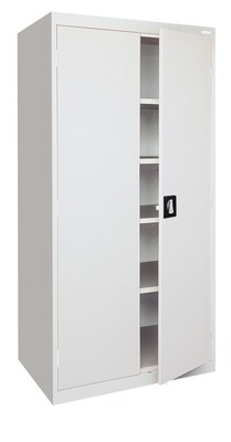 Sandusky Elite 78H Steel Storage Cabinet with 5 Shelves, Dove Gray (EA4R362478-05)