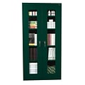 Sandusky® See Thru 78H Clearview Steel Storage Cabinet with 5 Shelves, Forest Green (EA4V362478-08)