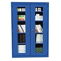 Sandusky See Thru 78 Clearview Steel Storage Cabinet with 5 Shelves, Blue (EA4V462478-06)