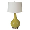 Ore International® 28 Ceramic Table Lamp, Apple Green