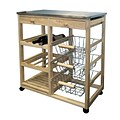 Ore International® Wood Kitchen Cart