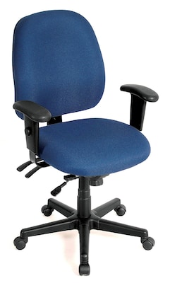 Raynor Eurotech Fabric 4 x 4 Multi-function Task Chair, Navy