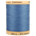 Natural Cotton Thread Solids, Indigo Blue, 876 Yards