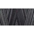 Star Mercerized Cotton Thread Variegated, Black Pinstripes, 1200 Yards