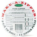 Make-A-Zipper Kit, 5-1/2yd, White