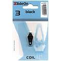 ZlideOn Zipper Pull Replacements Coil, Size 3, Black