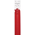 Vislon Reversible Separating Zipper, 24, Red