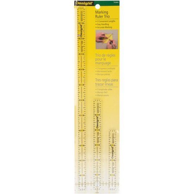 Omnigrid Ruler Trio, 4, 6 & 12
