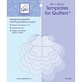 Mixn Match Templates For Quilters,  6/Pkg, Flower