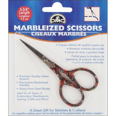 Marbleized Embroidery Scissors, 3-3/4, Golden Copper