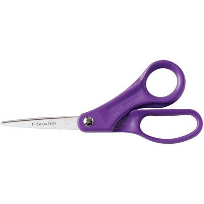 Student Sewing Scissors, 7, Purple
