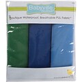 Babyville PUL Waterproof Diaper Fabric, Boy Solids, 21X24 Cuts
