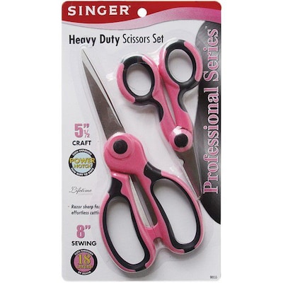 Professional Series Heavy Duty Scissors; 5-1/2 & 8, 2/Pkg