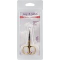 Snip-A-Stitch Scissors, 3-1/2, Gold Plated