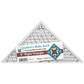 Mini-Triangle Quilters Ruler, 6-3/4X6-3/4X9-1/2